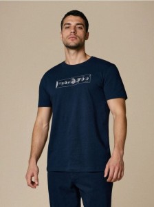 Koszulka z krótkim rękawem - granatowy