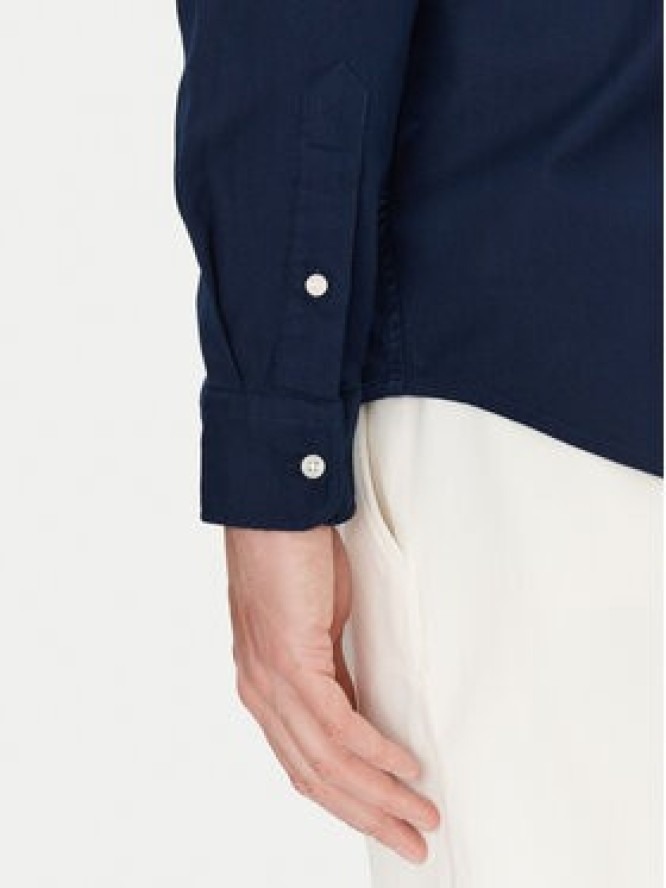 Tommy Hilfiger Koszula MW0MW38556 Granatowy Slim Fit