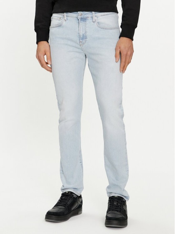 Calvin Klein Jeans Jeansy J30J324850 Błękitny Skinny Fit