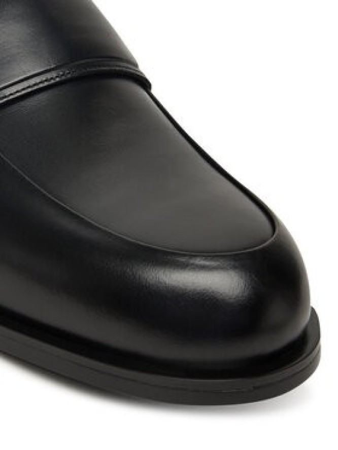 Calvin Klein Półbuty Ess Rubber Band Loafer Lth HM0HM01923 Czarny