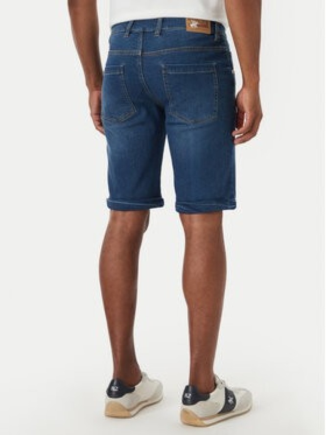 Beverly Hills Polo Club Szorty jeansowe P-SS26M-BJ494360 Niebieski Regular Fit