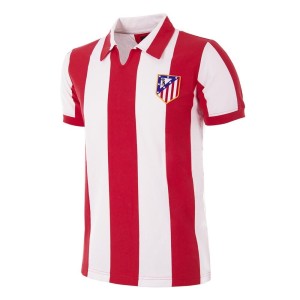 Koszulka retro piłkarska - Dorosły - Atlético Madrid 1970-71 - Czerwona-Biała