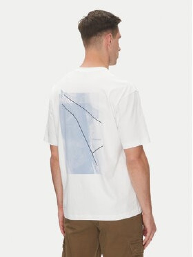 BOSS T-Shirt 50546374 Biały Relaxed Fit