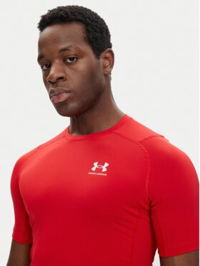 Under Armour Koszulka techniczna Ua HeatGear® Armour 1361518 Czerwony Slim Fit