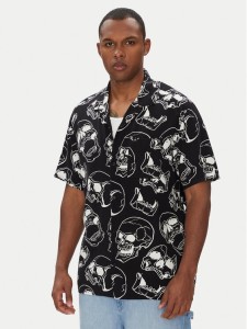 DC Shoes Koszula ADYWT03115 Czarny Regular Fit