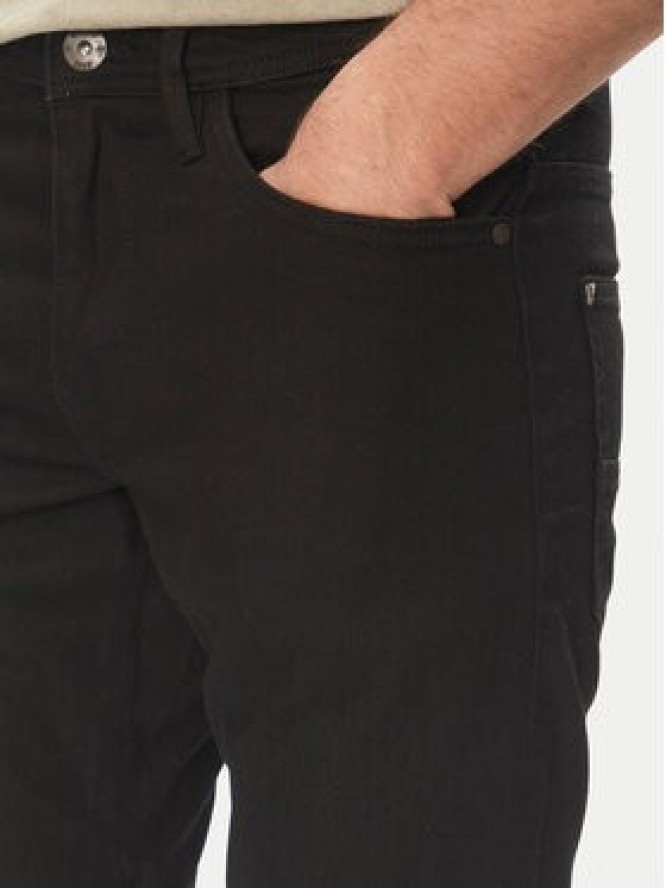 INDICODE Szorty jeansowe Kem 70-172 Czarny Slim Fit