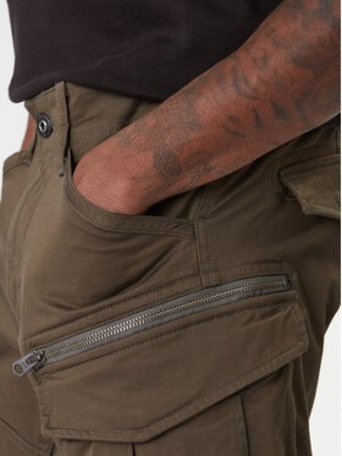 G-Star Raw Spodnie materiałowe Rovic D02190 5126 1260 Khaki Regular Fit
