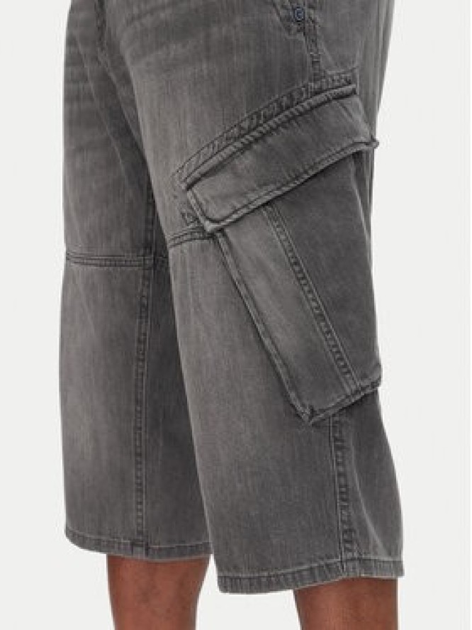 Tom Tailor Szorty jeansowe 1044977 Szary Relaxed Fit