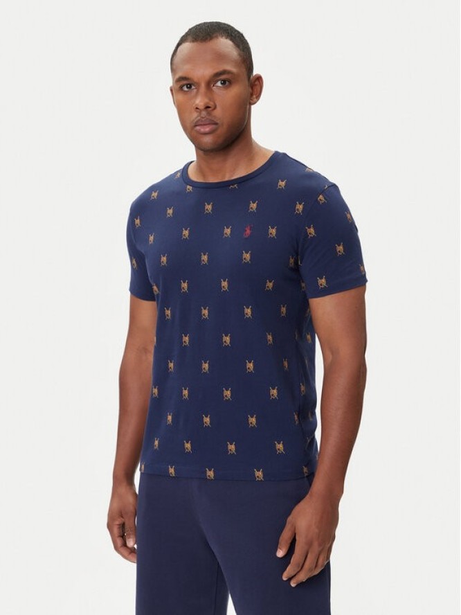Polo Ralph Lauren T-Shirt 710P00081001 Granatowy Custom Slim Fit