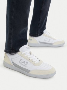 EA7 Emporio Armani Sneakersy 7X000406 AF19827 MZ336 Szary