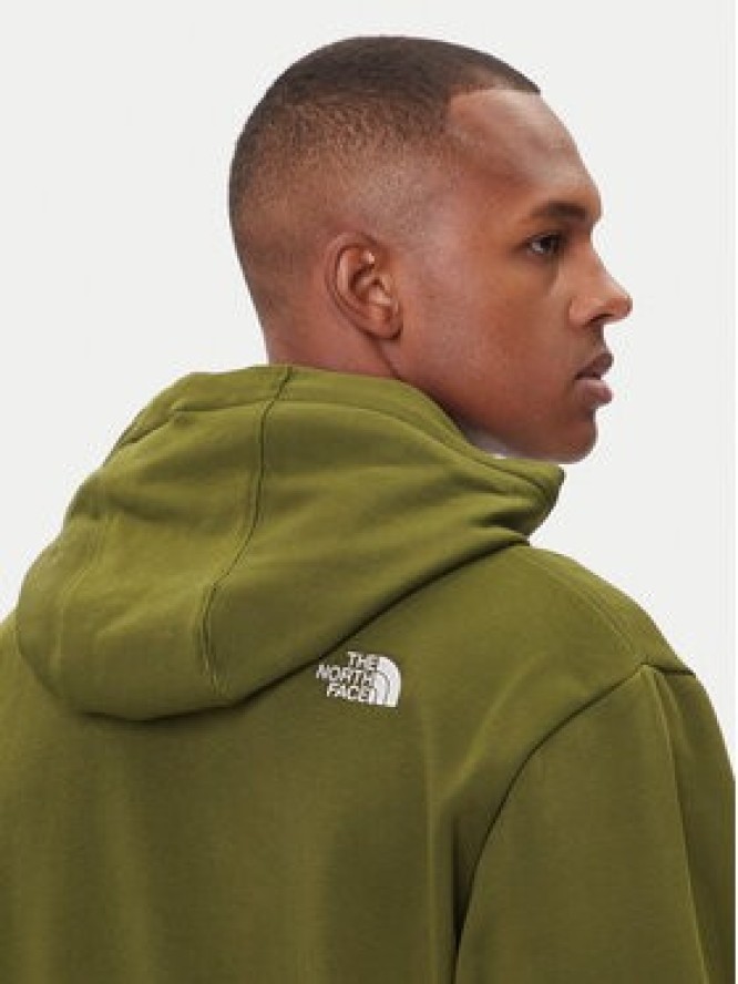 The North Face Bluza Essential NF0A89ES Zielony Regular Fit