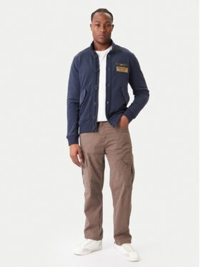 Aeronautica Militare Bluza 252FE2072UF00669 Granatowy Regular Fit