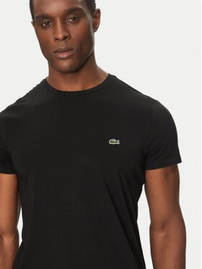 Lacoste T-Shirt TH6709 Czarny Regular Fit