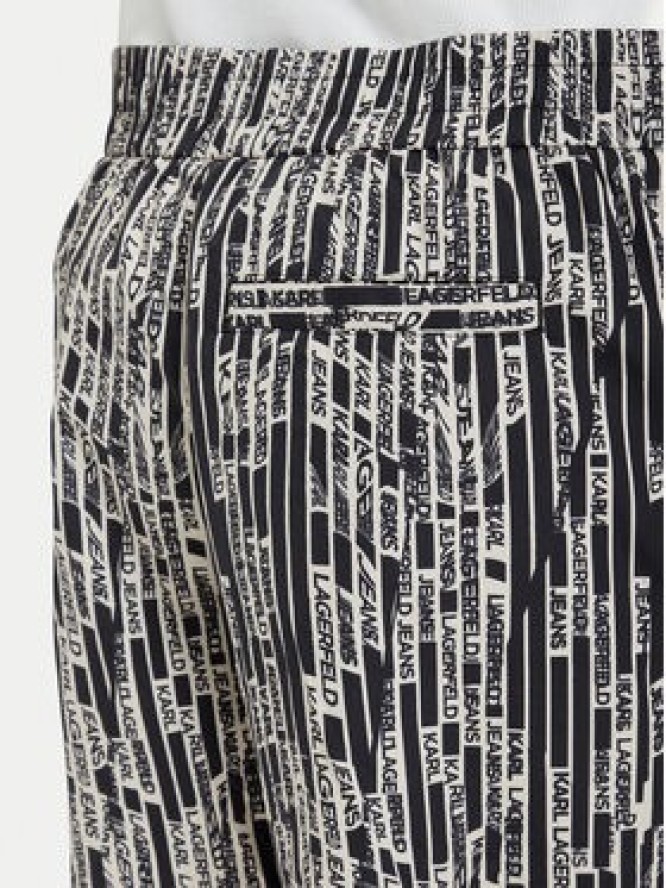 Karl Lagerfeld Jeans Szorty materiałowe B2M10053 Czarny Relaxed Fit