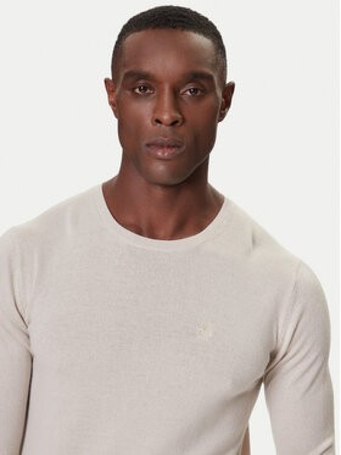 KARL LAGERFELD Sweter 655000 554399 Beżowy Slim Fit