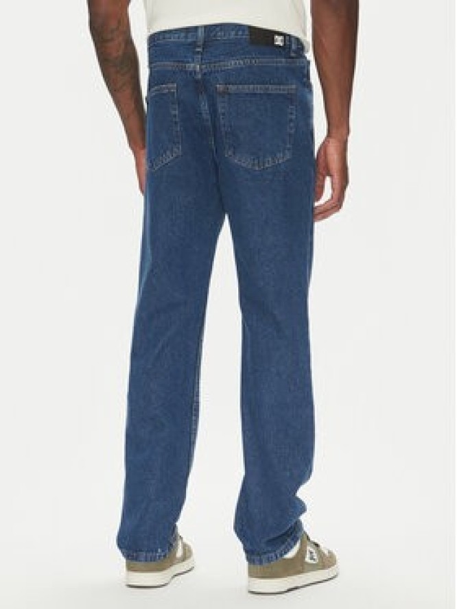 DC Shoes Jeansy Worker Straight ADYDP03072 Niebieski Regular Fit
