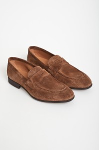 Mokasyny męskie zamszowe BALDININI