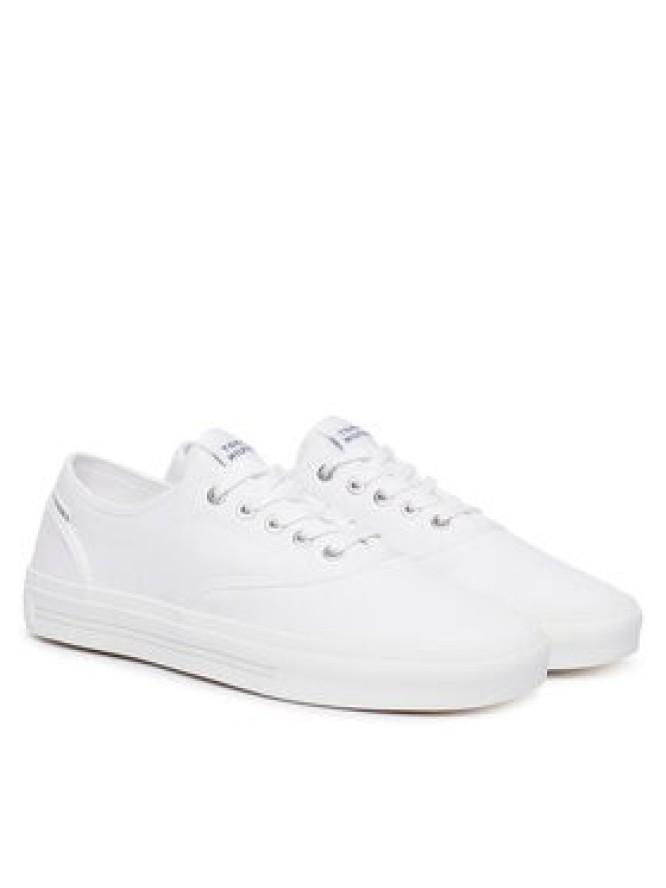 Tommy Hilfiger Tenisówki Th Vulc Cup Long Lace Canvas FM0FM05874 Biały