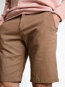SPODENKI MĘSKIE KRÓTKIE BERMUDY TOM TAILOR SLIM CHINO BRĄZOWE KRÓTKIE