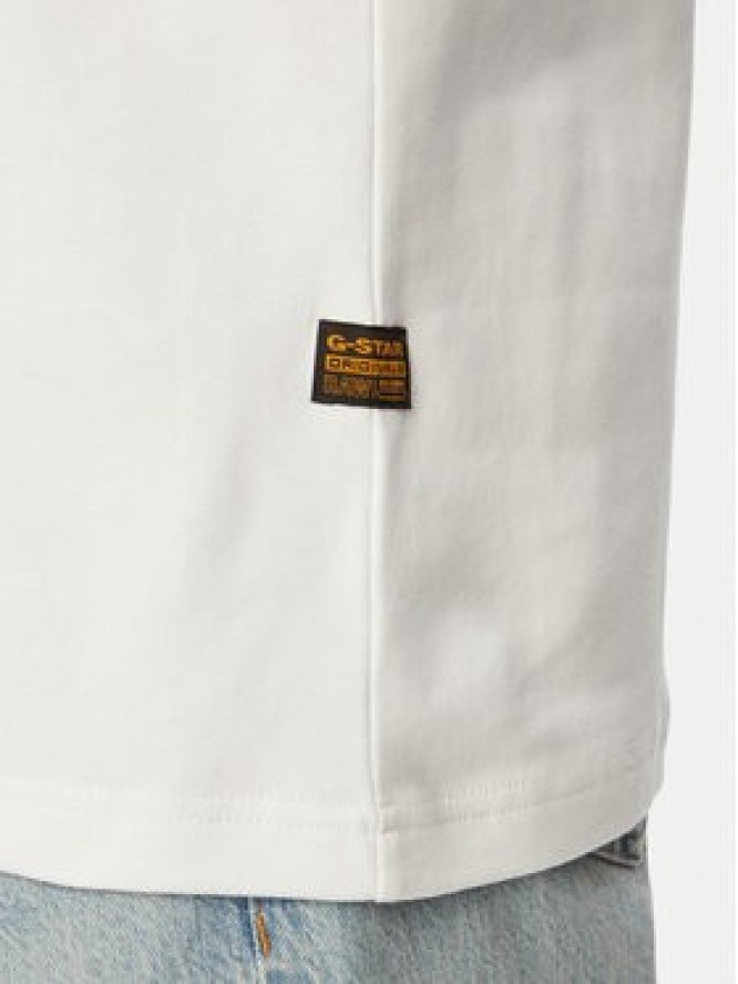 G-Star Raw T-Shirt 90s Logo D28921-D976 Biały Regular Fit