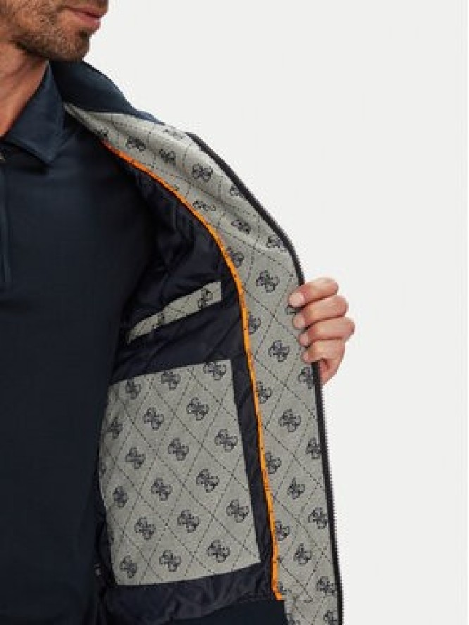 Guess Kurtka bomber M5YL04 WGUE0 Granatowy Regular Fit