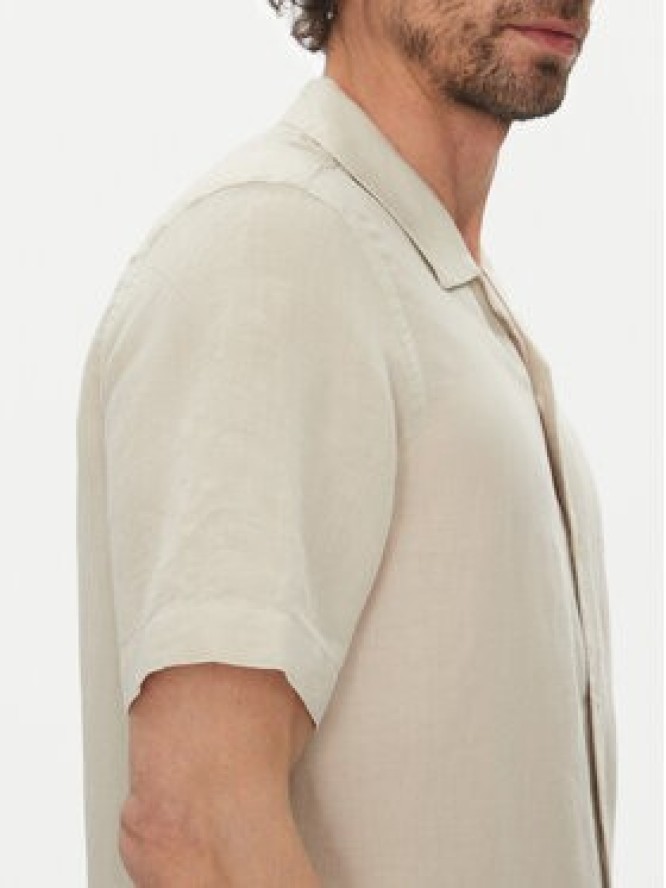 Calvin Klein Koszula K10K114197 Beżowy Regular Fit