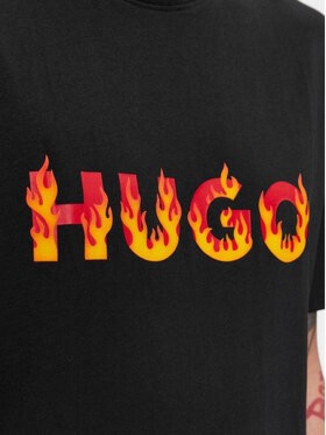 Hugo T-Shirt Danda 50504542 Czarny Regular Fit