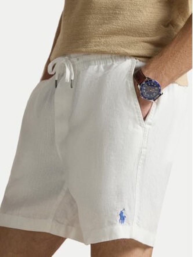 Polo Ralph Lauren Szorty materiałowe 710P08205501 Biały Regular Fit