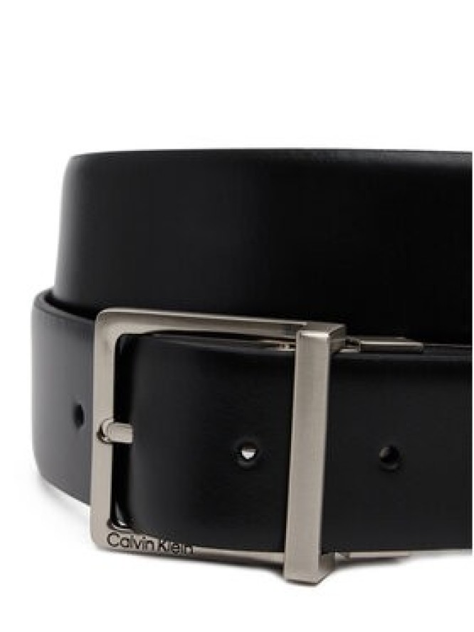 Calvin Klein Pasek Męski Adj/Rev Sleek Square 35Mm K50K512836 Czarny