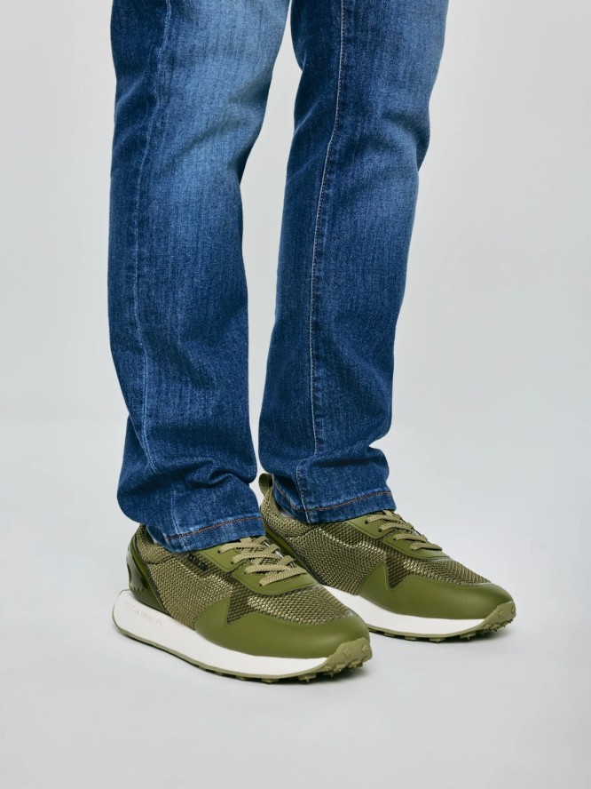 sneakersy męskie khaki rr174360 303