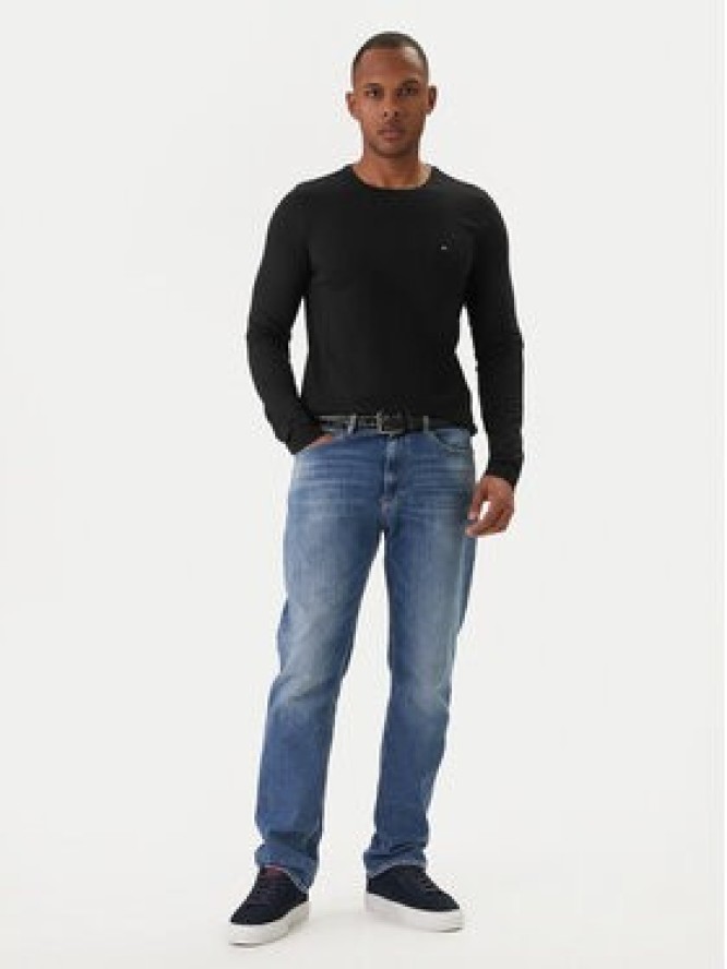 Tommy Hilfiger Longsleeve Stretch Tee MW0MW10804 Czarny Slim Fit