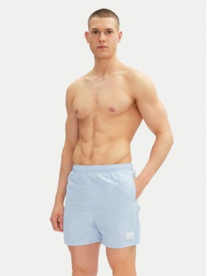 Karl Kani Szorty kąpielowe Retro Trademark 60550027 Błękitny Regular Fit