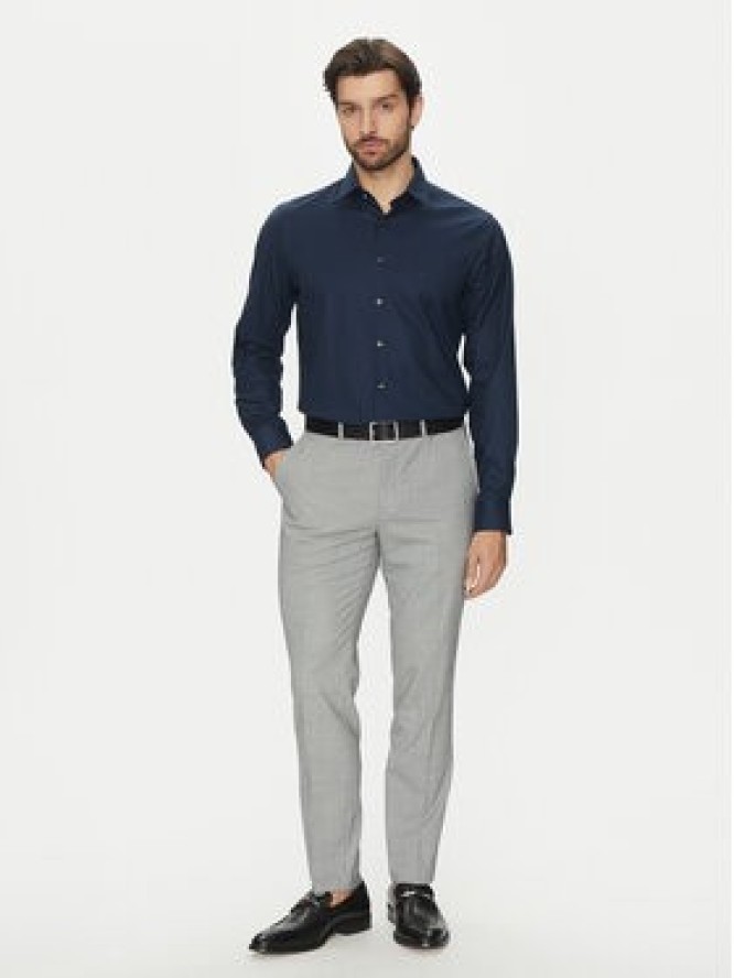 Michael Kors Koszula MD0MD91514 Granatowy Slim Fit