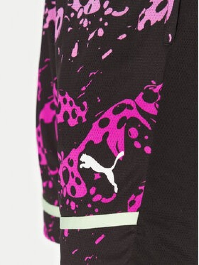 Puma Szorty sportowe Scoot Purple Lab 631671 Czarny Regular Fit