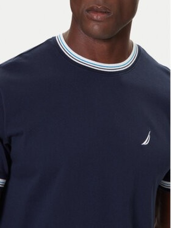Nautica T-Shirt N1S03440 Granatowy Regular Fit