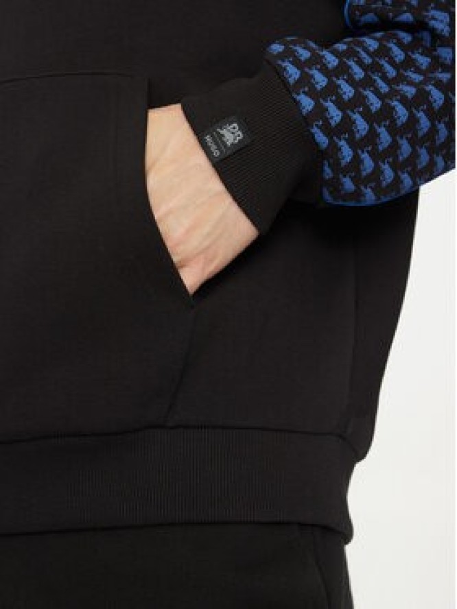 HUGO Bluza Dilverston_RB 50542808 Czarny Regular Fit