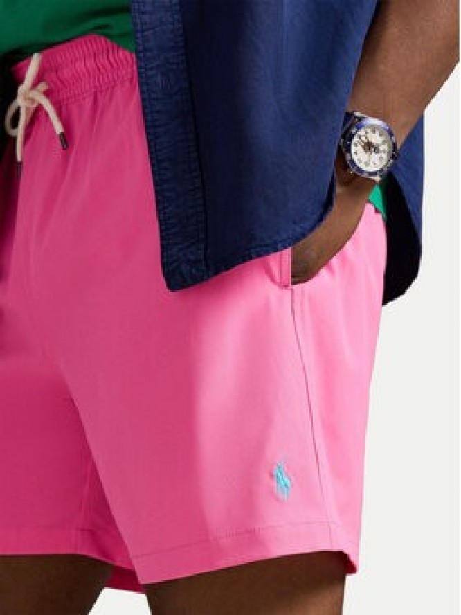 Polo Ralph Lauren Szorty kąpielowe 710957782506 Różowy Classic Fit