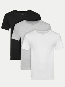 Lacoste Komplet t-shirtów TH9007 Kolorowy Slim Fit