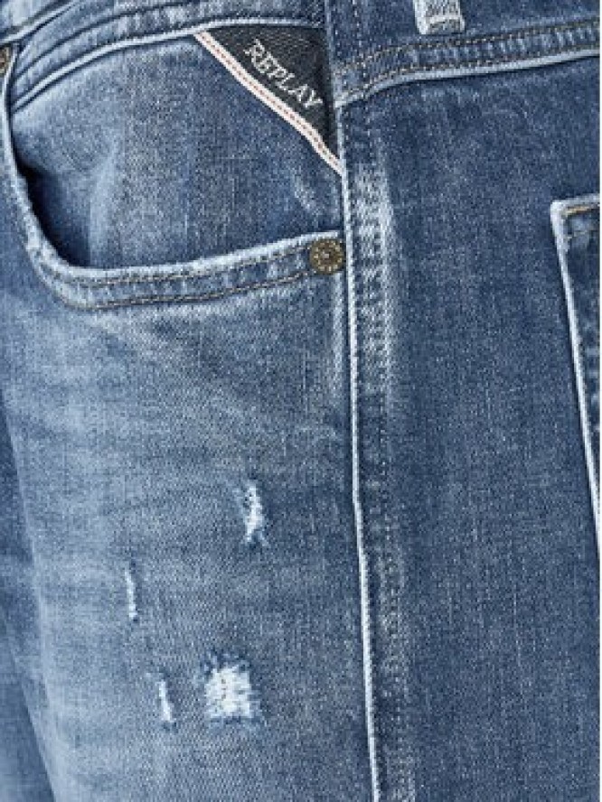 Replay Jeansy M1030Q.000.773 Niebieski Relaxed Fit