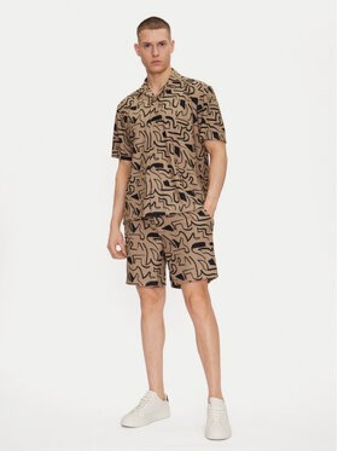 Only & Sons Szorty materiałowe Tel 22033513 Beżowy Regular Fit