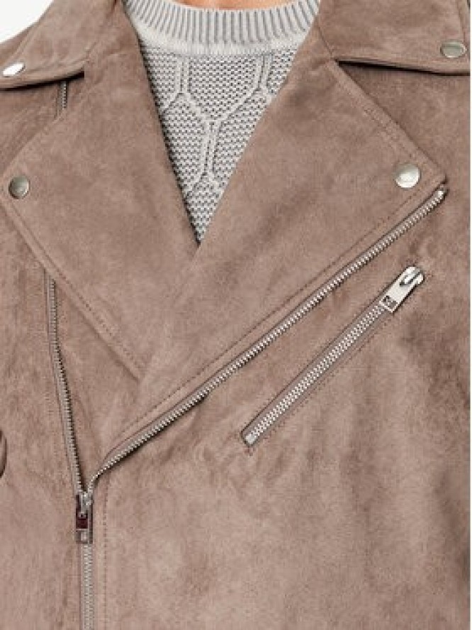 Jack & Jones Kurtka z imitacji skóry 12236853 Brązowy Regular Fit