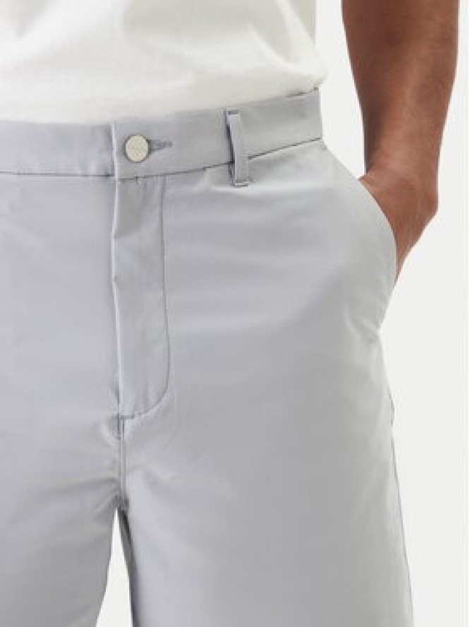 Calvin Klein Szorty materiałowe LV04LB613G Szary Straight Fit