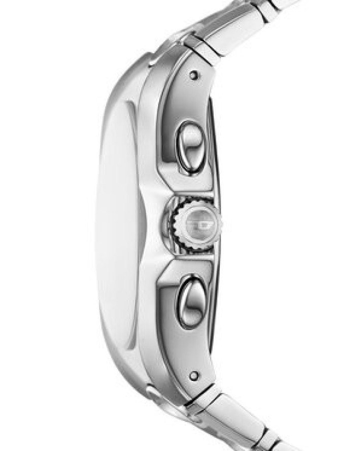 Diesel Zegarek D-Curve Chronograph DZ4694 Srebrny
