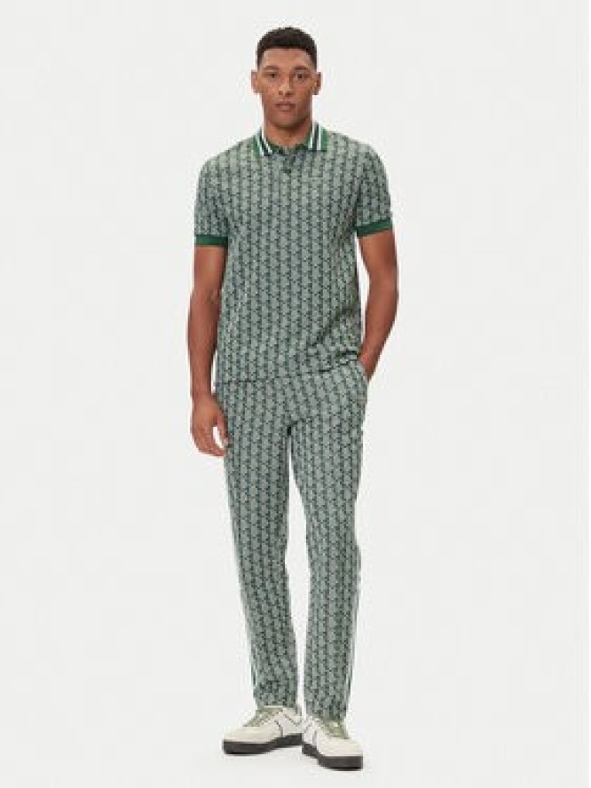 Lacoste Spodnie dresowe XH1440 Zielony Regular Fit