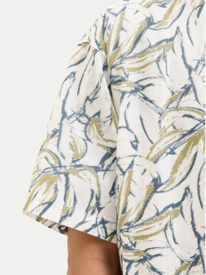 Jack & Jones Koszula Joshua 12271089 Écru Wide Fit