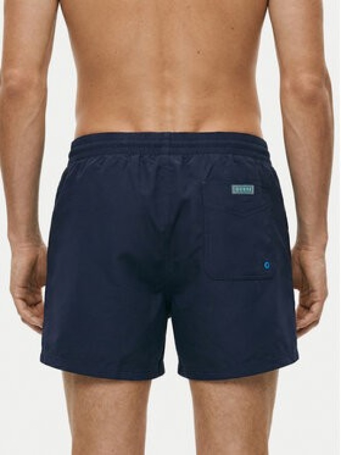 Guess Szorty kąpielowe F6GT25 WG282 SHORT Granatowy Regular Fit