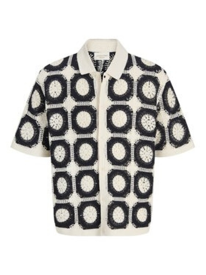 Jack & Jones Koszula Rorchard 12293276 Beżowy Loose Fit