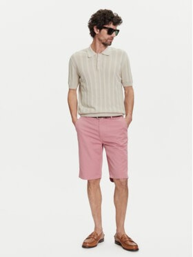 Baldessarini Szorty materiałowe B1 16939.2402 Różowy Slim Fit