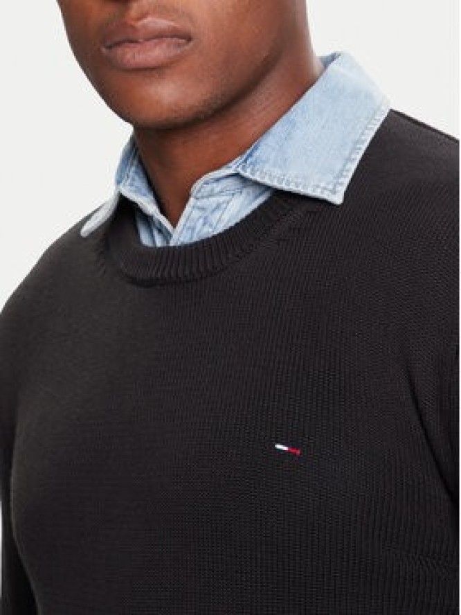 Tommy Jeans Sweter DM0DM21787 Czarny Regular Fit