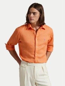 Polo Ralph Lauren Koszula 710968915009 Pomarańczowy Slim Fit